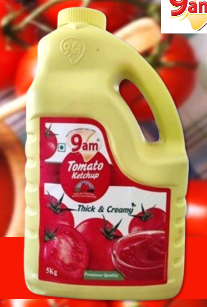 9Am Tomato Ketchup 5 Kg